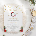 Classic Christmas White Bundel van Joy Baby shower Kaart<br><div class="desc">Deze Classic Christmas white bundel van joy baby shower uitnodiging is ideaal voor een lief feestelijk baby shower! Duik in de magie van het seizoen met onze vrolijke en eenvoudige design en meng klassieke charme met een grillig sprookje. Dit collectie is versierd met schattige bosdieren en vrolijke en felle waterverf...</div>