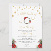 Classic Christmas White Bundel van Joy Baby shower Kaart (Voorkant)