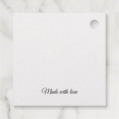 Classic Christmas Wishes Bedankjes Labels (Achterkant)