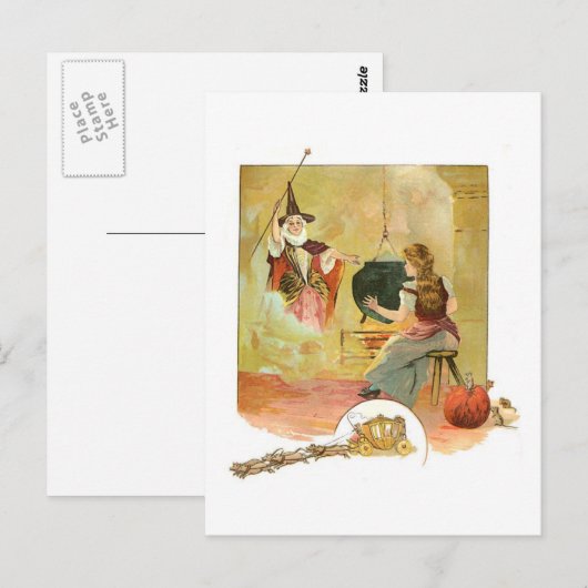 Classic Cinderella Briefkaart (Voorkant / Achterkant)
