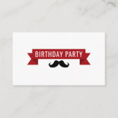 Classic Circus Poster, Kind Birthday Party Ticket Informatiekaartje (Voorkant)