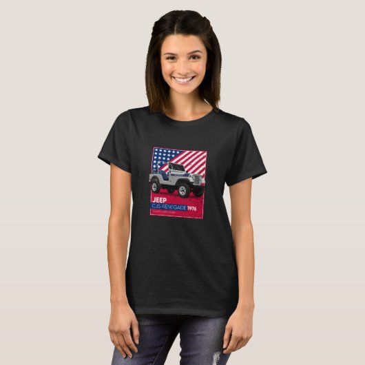 Classic CJ5 Renegade 1976 T-shirt (Voorkant volledig)