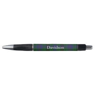 Classic Clan Davidson Tartan Pset Aangepaste pen