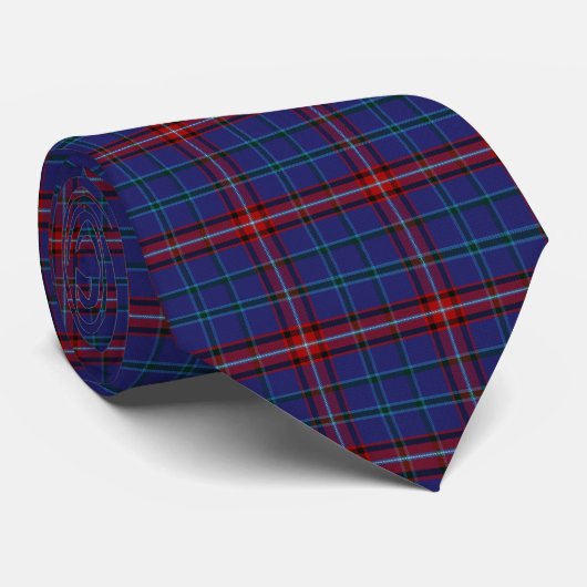 Classic Clan Glenn Tartan Stropdas (Opgerold)