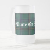 Classic Clan Henderson Tartan Plaid Stein Matglas Bierpul (Voorkant links)