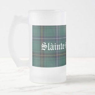 Classic Clan Henderson Tartan Plaid Stein Matglas Bierpul