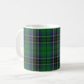 Classic Clan MacAlpine MacAlpin Tartan Pset Koffiemok (Voorkant links)