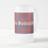Classic Clan MacDougall Tartan Pset Stein Matglas Bierpul (Voorkant rechts)