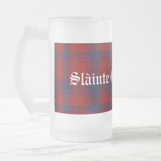 Classic Clan MacDougall Tartan Pset Stein Matglas Bierpul (Links)