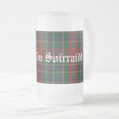 Classic Clan MacLean Tartan Pset Stein Matglas Bierpul (Voorkant rechts)