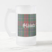 Classic Clan MacLean Tartan Pset Stein Matglas Bierpul (Links)