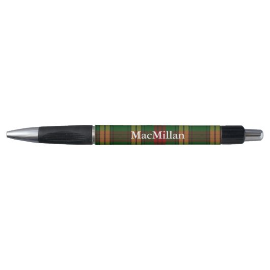 Classic Clan MacMillan Tartan Aangepaste pen (Voorkant)