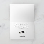 Classic Clan MacQueen Plaid Afstuderen Kaart (Binnen)