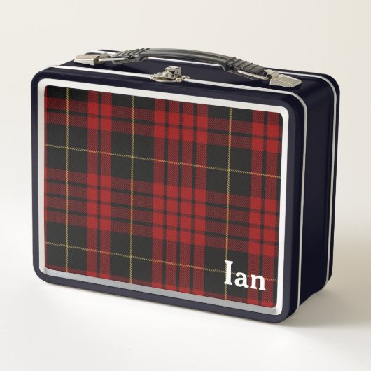 Classic clan MacQueen Tartan Pset Custom (Voorkant)