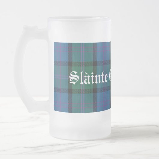 Classic Clan MacThomas Tartan Pset Stein Matglas Bierpul (Links)