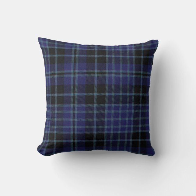 Classic Clark Tartan Plaid Pillow Kussen (Voorkant)