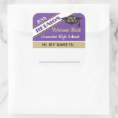 Classic Class Reunion Naam tag Sticker (Tas)