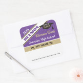 Classic Class Reunion Naam tag Sticker (Envelop)