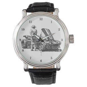 Classic Cobra Automobile Horloge