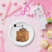 Classic Coffee Grinder Papieren Bordje (Feest)
