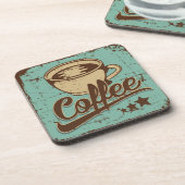  Classic Coffee Olive Green Bier Onderzetter (Linkerzijde)