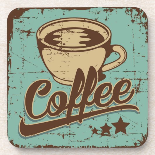  Classic Coffee Olive Green Bier Onderzetter (Voorkant)