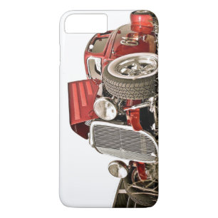 Classic  Collector's Red Car Auto iPhone 8/7 Plus Hoesje