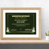 Classic College Graduation Diploma Certificaat Poster