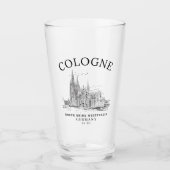 Classic Cologne Cathedral Germany Vista Glas (Voorkant)