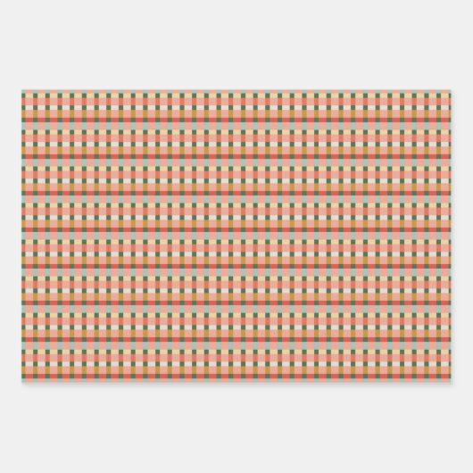 Classic Colorful Geometric  Inpakpapier Vel (Voorkant 3)