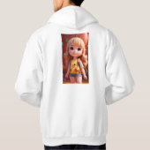 "Classic Comfort: Essential Hoodie met capuchon" (Achterkant)