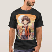 Classic Comfort Unisex Zwart T-shirt (Voorkant)