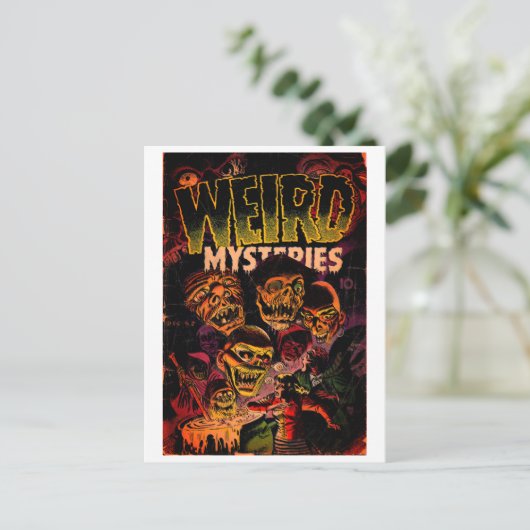 Classic Comic Briefkaart (Staand voorkant)