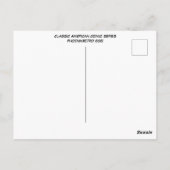 Classic Comic Briefkaart (Achterkant)