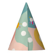 Classic Cone verjaardagsfeest Pet Feesthoedjes (Achterkant)