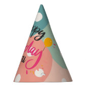 Classic Cone verjaardagsfeest Pet Feesthoedjes (Rechts)