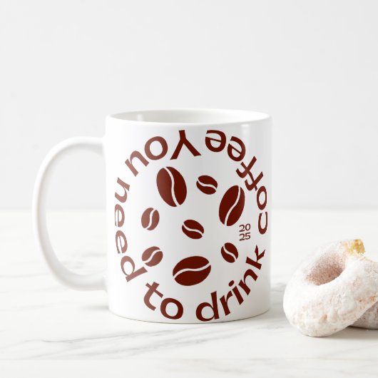 classic coofe mug koffiemok (Met donut)