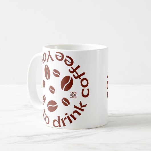 classic coofe mug koffiemok (Voorkant links)