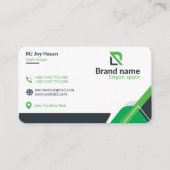 Classic Corporate business card design Visitekaartje (Voorkant)