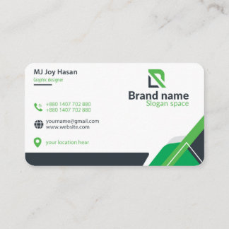 Classic Corporate business card design Visitekaartje