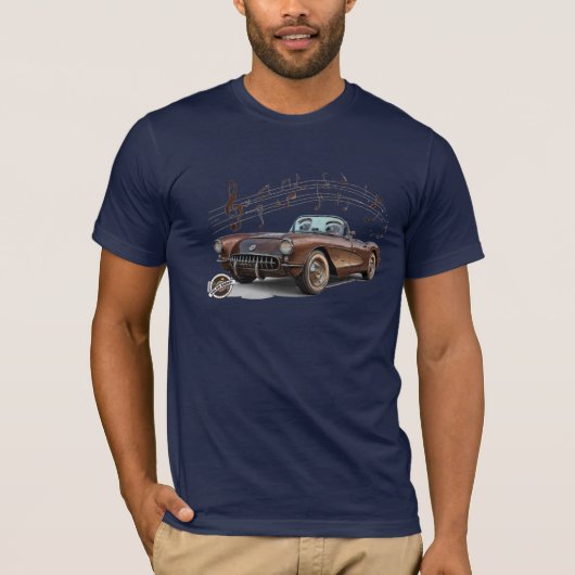 Classic Corvette T-Shirt (Voorkant)