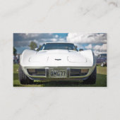 Classic Corvette Visitekaartje voor Automotive Contactkaartje (Voorkant)