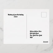 Classic Cottage Folie Briefkaart (Achterkant)