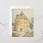 Classic Cottage Folie Briefkaart (Voorkant / Achterkant)