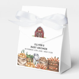 Classic Country lokaal geteeld Veggie Baby shower Bedankdoosjes