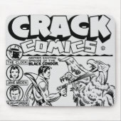 Classic Crack Comics Mousepad uit 1940 Muismat (Voorkant)