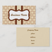 Classic Cream Visitekaartje (Voorkant / Achterkant)