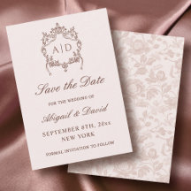 Classic  Crest Wedding Sla de datum op