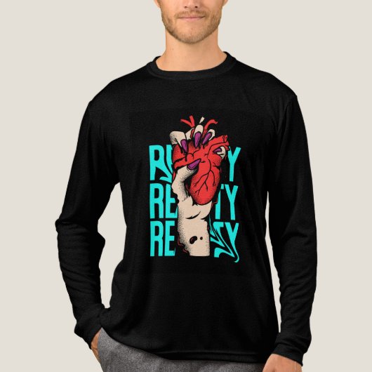 Classic Crew Neck Premium Tee – Elevated Everyday  Tri-Blend Shirt (Voorkant volledig)