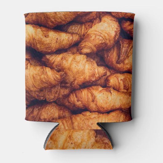 Classic Croissants Top Uitzicht Delight Blikjeskoeler (Voorkant)